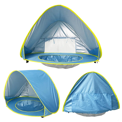 Pop Up Portable Shade Pool Child Kid Outdoor Fun-Play Instant Camping Tent